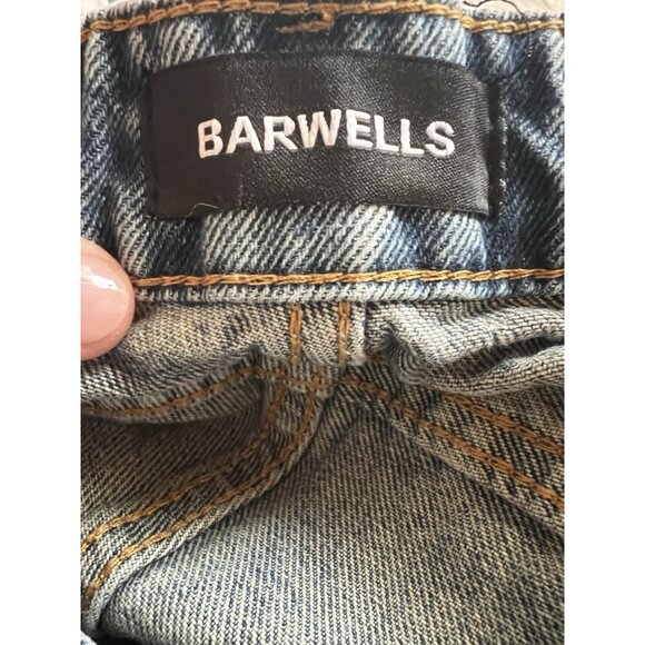 FEAR BARWELLS barrel retro hipster streetwear blue jeans 30x28 baggy loungewear - Picture 4 of 12